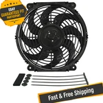 Derale 16622 12" Tornado Electric Puller Fan, Standard Mounting Kit. Fixed Price $122.42.