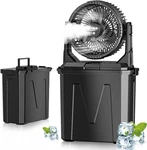 Ghora Portable Misting Fan With 9L Water Tank & 20000MAH Battery, Remote Contro. Fixed Price $64.79.