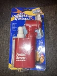 Vintage/retro Squeeze Breeze Pocket 2 Fans 1 Water Misting, Hand Nib!!. Fixed Price $19.99.