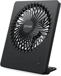 Zuvas Rechargeable Battery Operated Desk Fan, 3 Speed Portable Ultra Quiet Black. Fixed Price $20.99.
