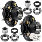 On 4.5" Hub Kit Fit For 1"-1/16" Axles 3500LBS,BOAT Trailer.... Fixed Price $85.98.