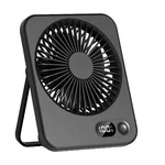 Xiaomi Portable Desk Fan Usb Rechargeable 5 Speed Folding Power Display. Fixed Price $18.99.