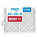 Aerostar Merv 11 Air Filter, Count, Actual Size 20X25X6,. Fixed Price $115.47.