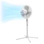 Comfort Zone 16" 3-SPEED Oscillating Pedestal Fan With Adjustable Tilt & Height. Fixed Price $38.19.