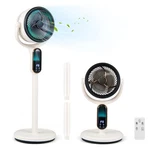 Oscillating Pedestal Fan, Quiet Standing W/ 8 Speeds, Remote, 12H Timer. Fixed Price $52.99.