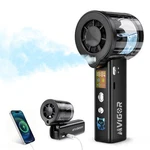 Aivigor Portable Handheld Fan With Cooling Mist, 30000 Rpm High Speed Turbo P.... Fixed Price $37.78.