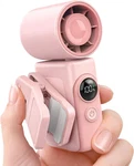 Hotsales Clip-on Portable Fan, 13500 Rpm Rechargeable Handheld Mini With Led. Fixed Price $29.99.