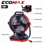 New Ecomax 12" Ac/dc Bucket Top Misting Fan 20V Cordless Plug-in, EMF501214M. Fixed Price $139.97.