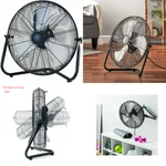Mainstays 20-INCH 3-SPEED High Velocity Heavy Duty Metal Floor Fan Wall Mountabl. Fixed Price $71.42.