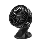 Holmes 4" On-the-go Portable Clip Rechargeable Battery 360 Rotation Fan Black. Fixed Price $13.00.