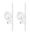 6-INCH Grow Tent Poles Clip Fan 15W 2-SPEEDS Control White 2-PSCK. Fixed Price $39.00.