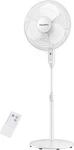 16" Remote-controlled Pedestal Fan With Timer, Oscillation, And Adjustable Heigh. Fixed Price $77.99.
