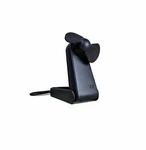 O2COOL Personal Battery Pocket And Table Desk Fan - Carabiner Clip Black. Fixed Price $9.99.