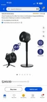 Shark Flexbreeze Portable Pedestal Tabletop Fan - Black. Fixed Price $199.00.