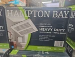 Hampton Bay BPT13-14MG 80 Cfm Ceiling Mount Bathroom Heavy Duty Exhaust Fan #635. Fixed Price $40.00.