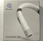 Blaux Wearable Ac Plus Rechargeable Neck Fan 3 Speed Portable Mini Air Cooler. Fixed Price $13.99.