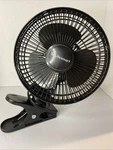 Lifesmart Desktop Clip-on Fan 120V Tilt Adjustable Black. Fixed Price $15.00.