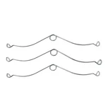 S99140208 Grille Spring Clips For Broan Nutone Fans Revent RVL80 Compatible. Fixed Price $18.97.