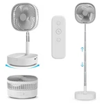 Magesh Portable Oscillating Pedestal Fan Remote 120 Rotation M1Y - Gray. Fixed Price $38.08.