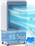 Uthfy Evaporative Air Cooler, 6000 Cfm Swamp With 13.5 Gallon Water Reser. Fixed Price $399.99.
