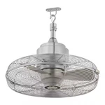Hampton Bay Conyer 20 In. Indoor/outdoor 3-SPEED Fan Silver W/ Hanging Hook. Fixed Price $68.52.