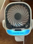 Arctic Air Grip Go Portable Cooler Fan With Clamp Model 22081. Fixed Price $21.00.