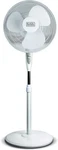 Black+decker 16" Stand Fan W/ Remote Control White Oscillating Adjustable Quiet. Fixed Price $35.00.