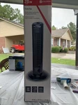 Utilitech 28IN Speed Indoor Black Tower Fan 237 Cfm Oscillating. Fixed Price $52.00.