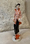 Art Deco 1920S Porcelain Lady W Scottie Dog Figurine *barbara Streisand* Estate. Fixed Price $236.00.