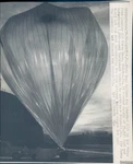 1960 Hampton Langley Air Force Base High Altitude Balloon Wirephoto 6X8. Fixed Price $19.99.