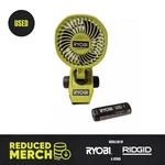 Clamp Fan Kit W/ 2.0 Ah Usb Lithium Battery FVF51 PJ-6. Fixed Price $33.06.