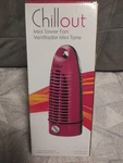 Chillout Mini Tower Desk Bullet Quiet Electric Portable Fan Pink. Fixed Price $20.00.