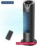 Dr.prepare Tower Fan For Bedroom, 25 Db Quiet Dc Bladeless With Remote, 8 Sp. Fixed Price $94.48.