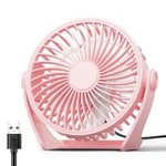 Edvision Usb Desk Fan, 5 Inch Small Portable, 3 Speeds Powerful Mini, Pink. Fixed Price $15.62.