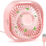 4 Inch Small Usb Desk Fan, 3-SPEED Portable & 360 Rotatable Mini Cooling. Fixed Price $18.95.