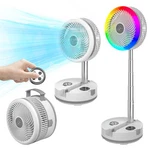 120 Hrs Portable Rechargeable Battery Powered Fan 40000MAH Oscillating Stand. Fixed Price $59.99.