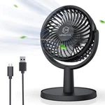 Mini Fan, Usb Powered Desktop With 4 Speeds, Small But Powerful Stro.... Fixed Price $23.72.