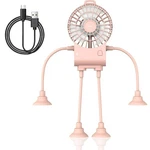Varai Portable Flexible Robot Fan Pink Rechargeable New Sealed. Fixed Price $18.98.