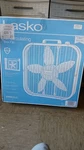 Brand New Lasko Air Circulating Box Fan White. Fixed Price $20.00.