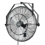 Vevor 20 Wall Mount Fan W/ Mist 3 Speed IP44 Long Airflow Industrial Garage. Fixed Price $83.90.