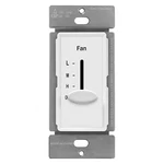 3 Speed Wall Ceiling Fan Control, Slide Switch, 120VAC, 2.5A, Single-pole, No. Fixed Price $23.79.