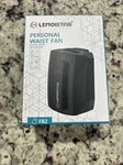 Lemoistar Portable Mini Waist Clip Fan, 5000MAH Usb Plug/battery. Fixed Price $34.99.
