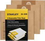 25-1228 Disposable Filter Dust Bag Fits 2.5-3.5 Gallon Wet/dry Vacuum Cleaner Co. Fixed Price $14.10.