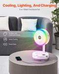 10 Inch Portable Foldable Rechargeable Oscillating Fan, Office. Fixed Price $121.18.