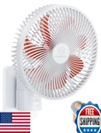 8.5" Quiet Wall Mount Oscillating Fan W/ Remote & Timer, 4-SPEED. Fixed Price $68.88.