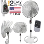 16" Lasko Ventilador Abanico Pedestal Pie Control Remoto Para Sala Cuarto. Fixed Price $80.14.