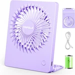 Tripole Mini Portable Desk Fan Rechargeable Ultra Quiet Small 4.5 Inch Perso. Fixed Price $13.26.