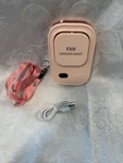 Portable Waist Clip Fan Rechargeable Mini Outdoor Cooling Usb Pink. Fixed Price $12.99.