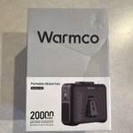 Warmco W2 Portable Waist Fan 20000MAH 4 Speeds Digital Display Type-c Black. Fixed Price $14.99.