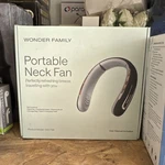 Wonder Family Portable Neck Fan Rechargeable Cooling Usb Black GXZ-F39. Fixed Price $20.00.